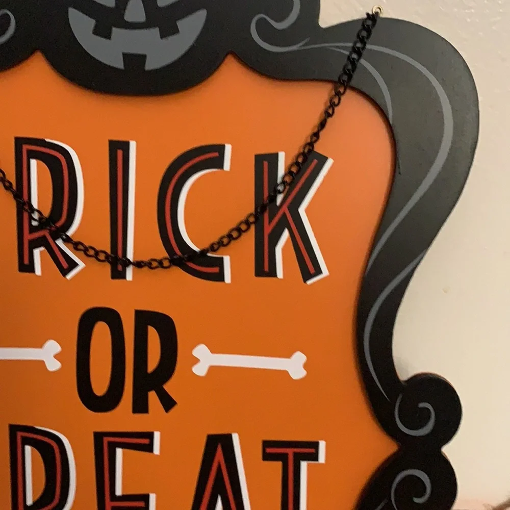 Halloween Target Wood Wall and or Door Hanging Decorations. Brand New.
